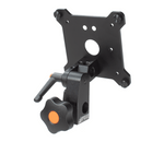 Load image into Gallery viewer, Upgrade Innovations MMS09 Ball-Loc VESA Monitor Mount attached to a 5/8 inch spigot, showing the rosette locking mechanism and anodized aluminum body.