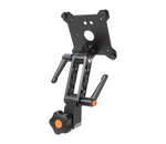 Load image into Gallery viewer, Upgrade Innovations MMS11 Twin Friction-Loc VESA Monitor Mount attached to a 5/8 inch spigot, showing its dual hinges and VESA plate.