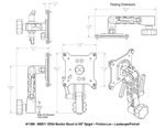 Load image into Gallery viewer, Upgrade Innovations MMS11 VESA Monitor Mount to 5/8″ Spigot – Twin Friction-Loc