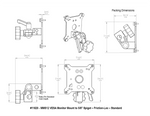 Load image into Gallery viewer, Upgrade Innovations MMS12 VESA Monitor Mount to 5/8″ Spigot – Friction-Loc