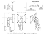 Load image into Gallery viewer, Upgrade Innovations MMS11-MC VESA Monitor Mount to 5/8″ Spigot – Twin Ball-Loc