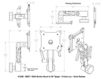 Load image into Gallery viewer, Upgrade Innovations MMS11 VESA Monitor Mount to 5/8″ Spigot – Twin Friction-Loc