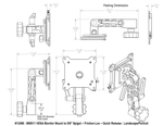 Load image into Gallery viewer, Upgrade Innovations MMS11 VESA Monitor Mount to 5/8″ Spigot – Twin Friction-Loc