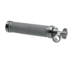 Load image into Gallery viewer, Upgrade Innovations Grip Handle with textured grip attached to a 1/4-inch Pin-Loc 15mm Rod Clamp on a white background.
