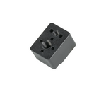 Load image into Gallery viewer, Upgrade Innovations Rudy Arm Pin-Loc Adapter shown attached to a VESA mounting plate, displaying the ARRI 3/8-inch and SmallHD 1/4-inch anti-rotation mounting points.