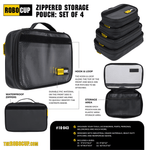 Load image into Gallery viewer, RoboCup Zippered Storage Pouch (Set of 4)