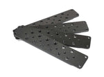 Load image into Gallery viewer, Close-up of an Inovativ Integrated Threaded Rail Plate with 1/4-20 and 3/8-16 holes, designed for a Voyager workstation cart.