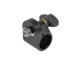 Load image into Gallery viewer, Upgrade Innovations Arri 3/8 inch Pin-Loc 19mm Rod Clamp shown from a three-quarter angle on a white background.