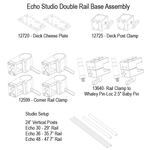 Load image into Gallery viewer, Upgrade Innovations Whaley Rail Monitor Mounting Frame – Inovativ Echo Studio