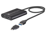 Load image into Gallery viewer, Sonnet DisplayLink Dual 4K DisplayPort Adapter for Apple M1, M2, and M3 Macs.