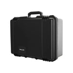 Load image into Gallery viewer, Black SmallHD custom hard case open to show the precision laser-cut foam interior, with dedicated cutouts for a 4K monitor and accessories.