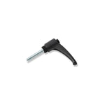 Load image into Gallery viewer, Close-up of the genuine adicam replacement screw with its black adjustable ratcheting lever, designed for securing handles on an adicam camera cart.