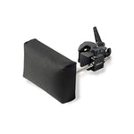 Load image into Gallery viewer, adicam Steadicam Bumper Set mounted on a production cart pipe, showing the padded bumper and attached Manfrotto Super Clamp.