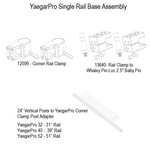 Load image into Gallery viewer, Upgrade Innovations Whaley Rail Monitor Mounting Frame – YaegarPro