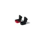 Load image into Gallery viewer, adicam Boom Holder securely mounted to the side of a professional production cart, holding a black microphone boom pole.