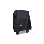 Load image into Gallery viewer, adicam Rain Cover in a durable, waterproof PVC material, shown fitted over a professional adicam camera cart on a film set.