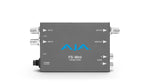 Load image into Gallery viewer, AJA FS-Mini compact frame synchronizer and converter, showing its SDI, HDMI, and power ports.