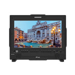 Load image into Gallery viewer, Front view of the TVLogic SVM-130P, a 13.9-inch high-brightness field monitor, displaying a color image.