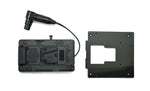 Load image into Gallery viewer, The TVLogic V-Mount-17C battery adapter plate, showing the V-lock mechanism and mounting points.