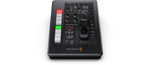 Load image into Gallery viewer, Front view of the Blackmagic ATEM Micro Camera Panel showing its 8 control knobs, joystick, and camera selection buttons.
