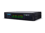 Load image into Gallery viewer, AJA Io X3 Thunderbolt 3 professional video and audio I/O device, showing the front panel with audio meters and headphone jack.
