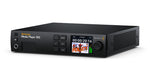 Load image into Gallery viewer, Front view of the Blackmagic Design Blackmagic Media Player 10G, showing the LCD screen, control buttons, and front panel I/O ports.