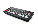 Load image into Gallery viewer, Front view of the Blackmagic Design ATEM Mini Pro ISO, showing the control surface with buttons for camera switching, transitions, and audio mixing.