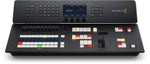 Load image into Gallery viewer, Front view of the Blackmagic Design ATEM Television Studio HD8 ISO 2TB, an all-in-one switcher with an integrated control panel, fader, and buttons.