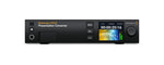 Load image into Gallery viewer, Blackmagic Design 2110 IP Presentation Converter showing its front and rear connection panels for video, audio, and 10G Ethernet.