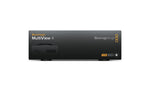 Load image into Gallery viewer, Front view of the Blackmagic Design MultiView 4, a compact 4-input 6G-SDI multi-viewer.