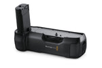 Load image into Gallery viewer, The Blackmagic Design Pocket Camera Battery Grip, an accessory that attaches to the bottom of the camera to provide extended battery life and a larger hand grip.