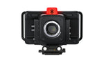 Load image into Gallery viewer, Front view of the Blackmagic Design Studio Camera 6K Pro, showing its large 7-inch screen and EF lens mount.