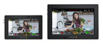 Load image into Gallery viewer, Front view of the Blackmagic Design Video Assist 5 3G, showing its 5-inch screen, with side views of the SDI and HDMI ports.