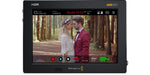 Load image into Gallery viewer, Front view of the Blackmagic Design Video Assist 7 12G HDR, showing the 7-inch screen and side connection ports.