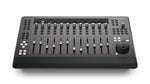 Load image into Gallery viewer, Blackmagic Design Fairlight Desktop Console, an audio mixing control surface with 12 motorized faders, knobs, and a top panel with LCD screens.