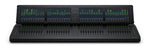 Load image into Gallery viewer, Front view of the Blackmagic Design Fairlight Live Audio Panel 40, showing its 40 faders and four large touchscreens.