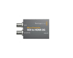 Load image into Gallery viewer, Blackmagic Design Micro Converter SDI to HDMI 3G, a compact metal converter with SDI input, SDI loop out, and HDMI output ports.