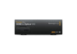 Load image into Gallery viewer, Front view of the Blackmagic Design Teranex Mini - HDMI to Optical 12G converter, showing its compact form factor.