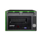 Load image into Gallery viewer, Front view of the SymplyDIT XTF Thunderbolt Desktop LTO-9 drive, showing the tape loading slot and chassis.