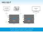 Load image into Gallery viewer, AJA Mini-Converters HA5-12G HDMI 2.0 to 12G-SDI Converters