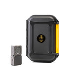 Load image into Gallery viewer, HPRC HPRC1400 protective case in yellow, with custom foam interior for the DJI Action 2 Dual-Screen Combo.
