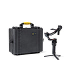 Load image into Gallery viewer, HPRC 2600 hard case, open, showing the custom pre-cut foam interior designed for a DJI RS 3 Pro Combo and its accessories.