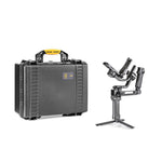 Load image into Gallery viewer, HPRC 2500 protective hard case with custom foam insert for the DJI RS 5 Combo and accessories, shown open.