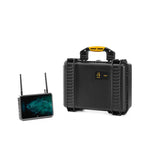 Load image into Gallery viewer, HPRC 2400 protective case with custom foam insert for an Atomos Shogun recorder and its accessories. Case is shown open.