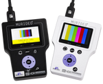 Load image into Gallery viewer, Murideo SIX-G Generator and SIX-A Analyzer 8K HDMI testing bundle shown together with included accessories and carrying case.