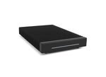 Load image into Gallery viewer, Front view of the OWC ThunderBlade Gen 2, a black aluminum, fanless, 4-bay Thunderbolt 3 NVMe SSD storage enclosure.