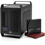 Load image into Gallery viewer, Front view of the OWC Archive Pro, a professional LTO and NVMe data archiving unit.