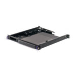 Load image into Gallery viewer, Iodyne 1U Single Pro Data Rackmount with a 20-inch depth, showing the slide-out tray for securing one Pro Data device.