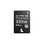 Load image into Gallery viewer, Angelbird AV PRO CFexpress Type A SE 330 GB memory card, front view showing branding and capacity.