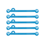 Load image into Gallery viewer, Cine Mag Ties - Neon Blue - 105mm